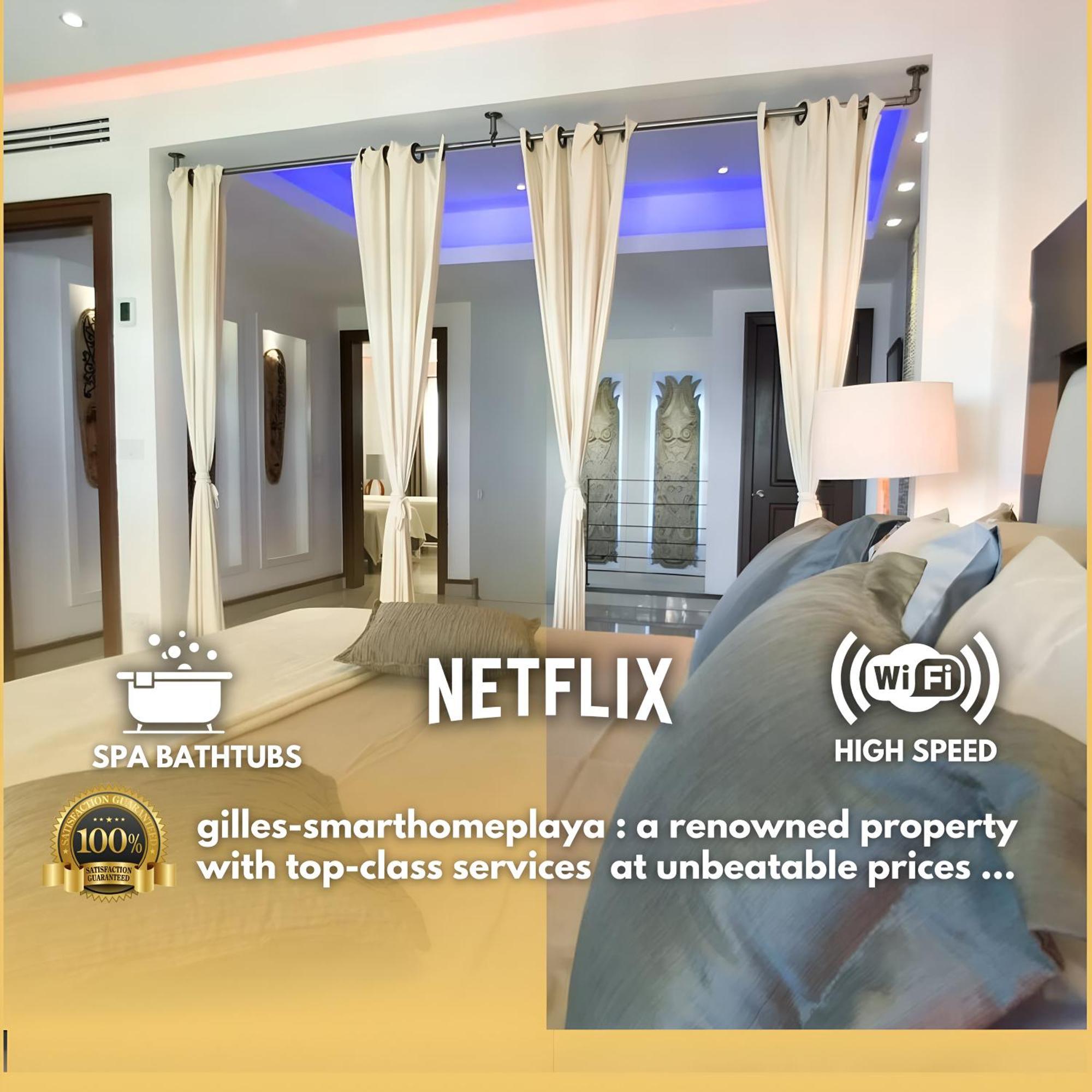 Luxury Duplex -4 Pers- 2Mn Beach&5Th Av, Pool, Gym Playa del Carmen Exterior photo